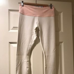 White reversible lululemon leggings size 6